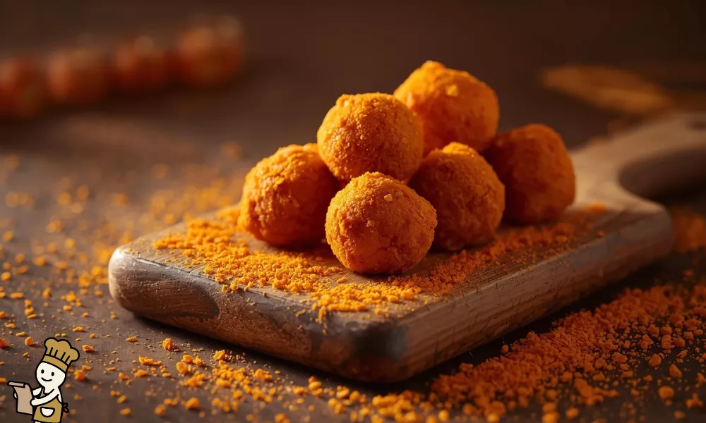 Boudin Balls Hot Cheetos